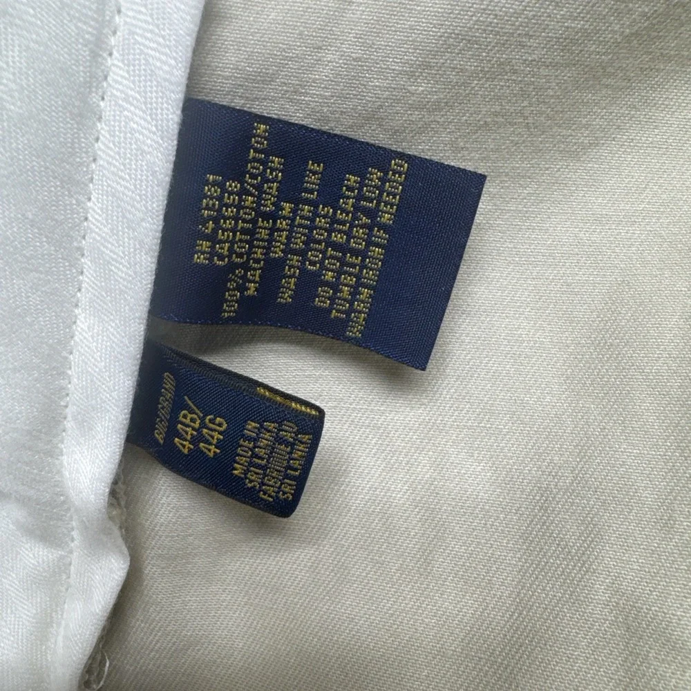polo ralph lauren Shorts Mens 44B (fits 42)‎ Beige Flat Front 10
